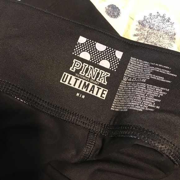 ❌SOLD❌NWOT. PINK Watercolor leggings - Picture 2 of 5